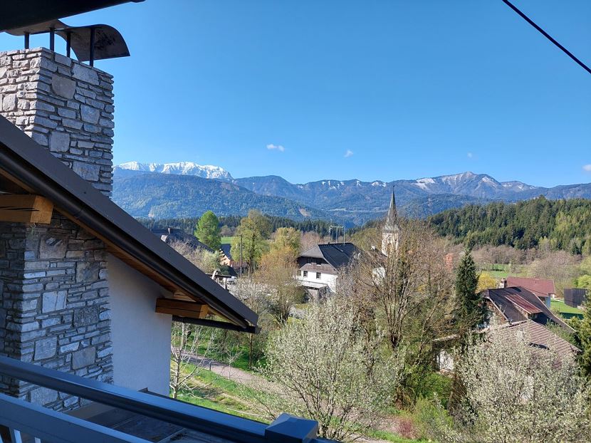 Aussicht vom Südbalkon