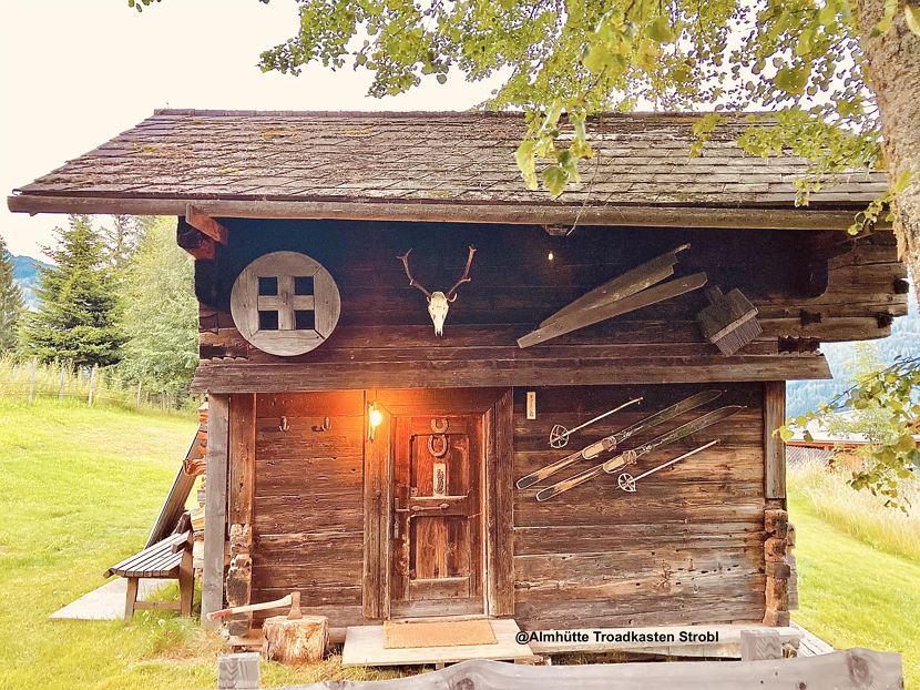  Eingang@Almhütte Troadkasten Strobl