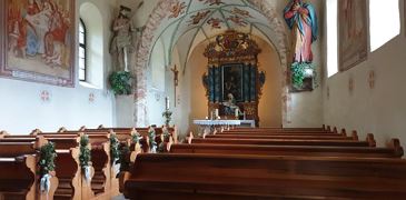 Das Innere der Kapelle