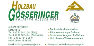 Holzbau Gösseringer