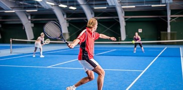 Tennishalle und Tennisplätze Hotel Royal X