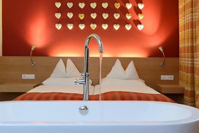 Doppelzimmer Romantik Frühstück