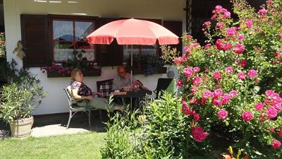 Studio (behindertengerecht) Blick in den Garten