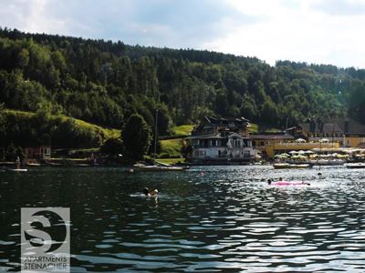 Apartment, shower, toilet, lake view