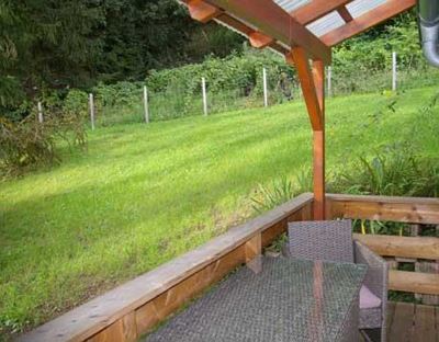 Apartment, shower, toilet, facing the forest