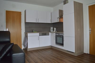 Apartment, shower, toilet, facing the mountains