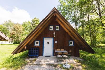 Ferienhaus blau