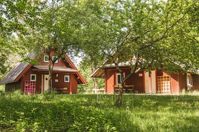 Ferienhaus rot