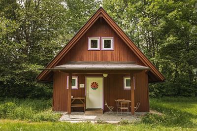 Ferienhaus grün, gelb oder lila