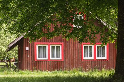 Ferienhaus rot