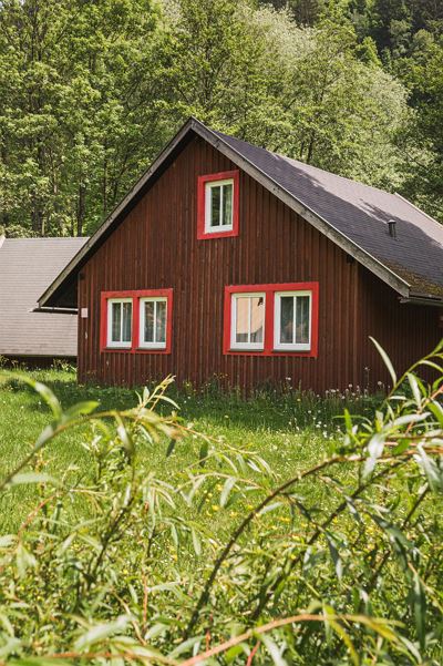 Ferienhaus rot