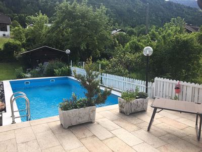 Apartment, bath, toilet, facing the pool