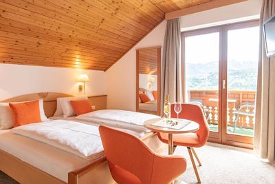 Doppelzimmer Carinthia mit Balkon