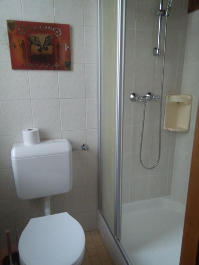 Double room, shower, toilet, balcony