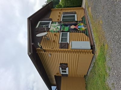 Holiday home, shower, toilet, lake view