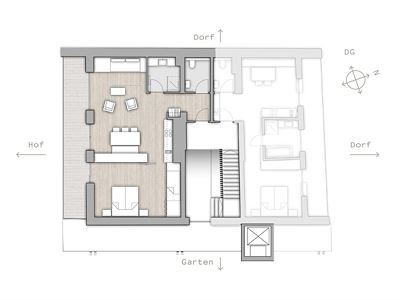 Appartamento, toilette e bagno/doccia separati, sud