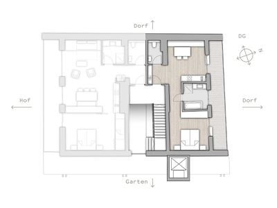 Appartamento, toilette e bagno/doccia separati, lato montagna