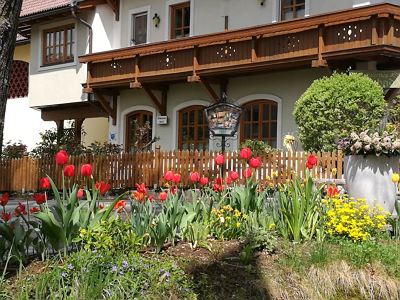 Doppelzimmer mit Balkon Mörtbauerhof