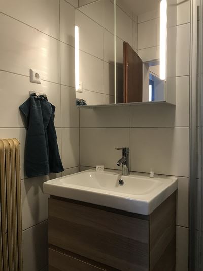 Apartment, shower, toilet, balcony