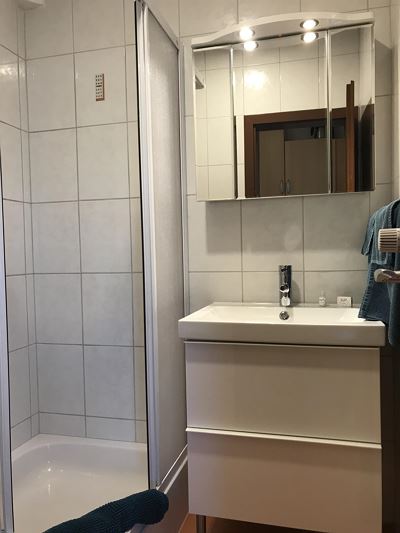 Apartment, shower, toilet, balcony