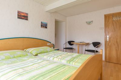 Double room, shower, toilet, balcony