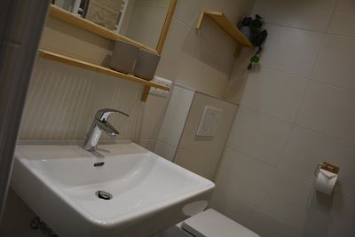 Apartment, shower and bath, toilet, 2 bed rooms