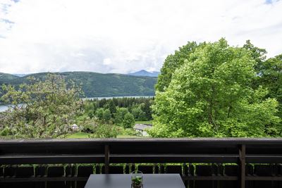 Apartment, shower and bath, toilet, lake view