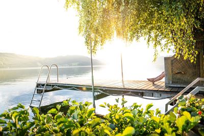 Appartamento, balcone verso lago