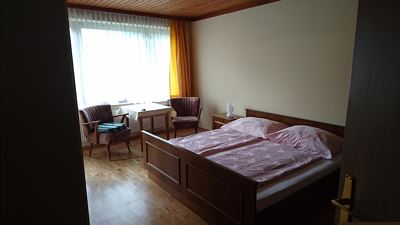 Double room, shower, toilet, balcony