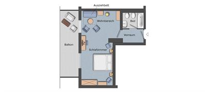 Suite Hochgosch mit Südbalkon