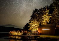 bivouac under stars