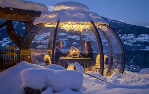 Ein Dinner in der Glaskuppel ...