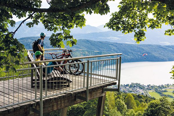 E-Bike am Millstätter See