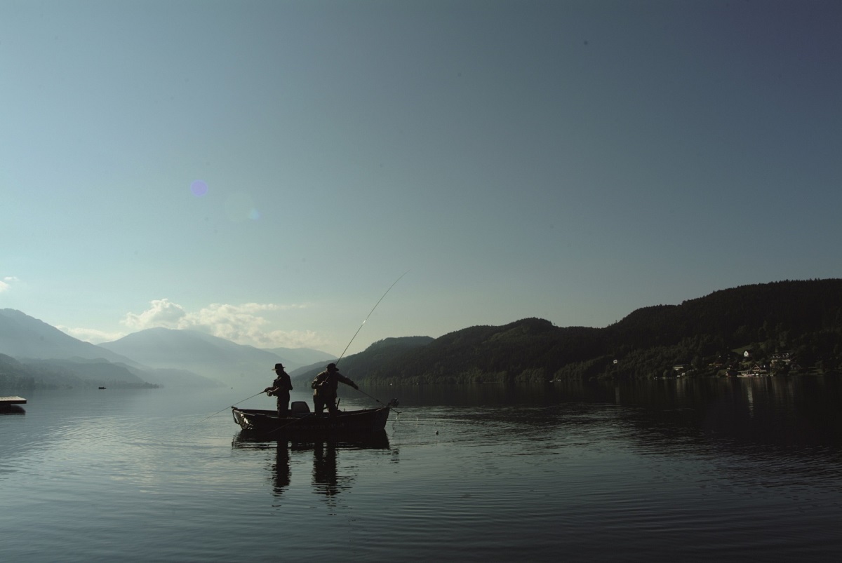 Angeln im tiefsten See Kärntens