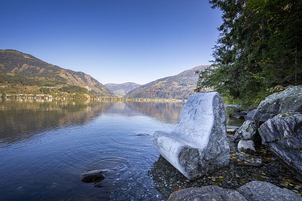 Mirnock-Bank im Millstätter See