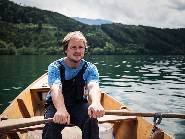 Net-fishing at Lake Millstätter See