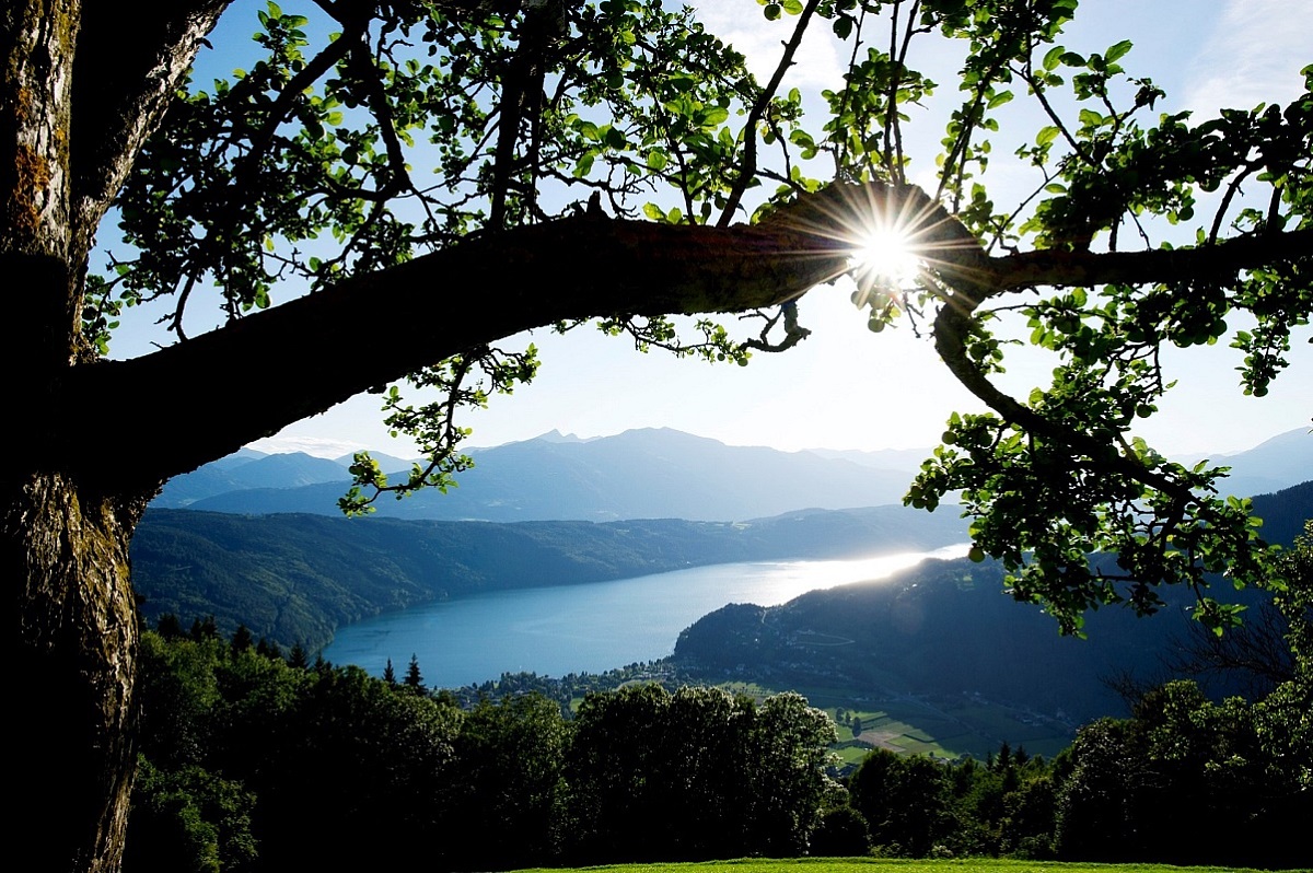 Panoramablick auf den Millstätter See