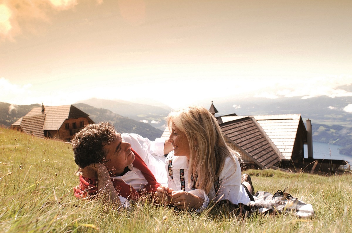 Romantisches Wandern auf die Alexanderhütte