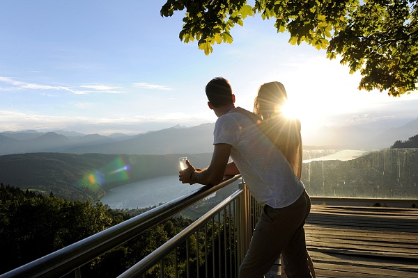 Sonnenuntergang am Sternenbalkon