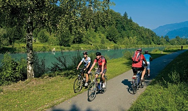 Der Drauradweg in der Gemeinde Lendorf