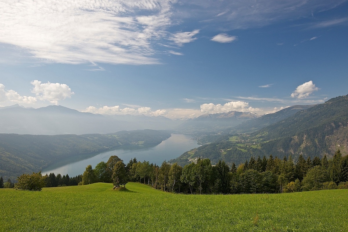 vista sul lago